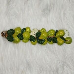 Decorative Hanging Pears with Leaves Wall Decor